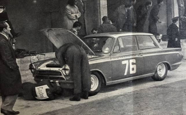 Per FORD Lotus Cortina i 1962-66 vero cuoio Volante Copertura Doppia Cucitura 